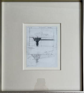Wim Blom-  A study for a painting  2007 - 7” x 9” frame: 15”x 17”  